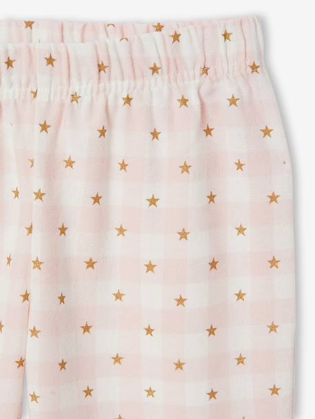 Meisjespyjama met broek lichtroze - vertbaudet enfant 