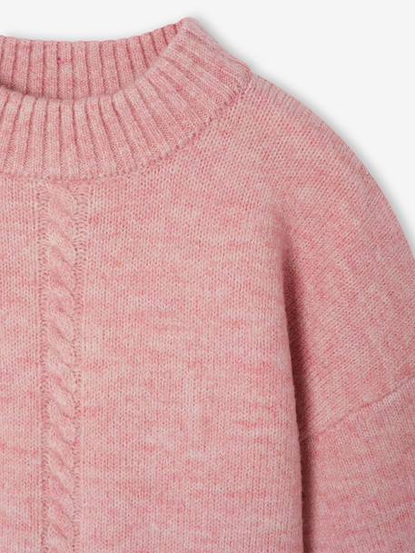 Meisjestrui met boxy fit pruim+rozen - vertbaudet enfant 