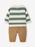 Babyset sweater en broek smaragdgroen - vertbaudet enfant 