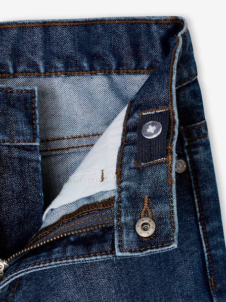 Cargojeans voor jongens denimgrijs+ongewassen denim - vertbaudet enfant 