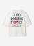 T-shirt Rolling Stones meisje ecru - vertbaudet enfant 