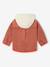 Baby overhemdjas met capuchon terracotta - vertbaudet enfant 
