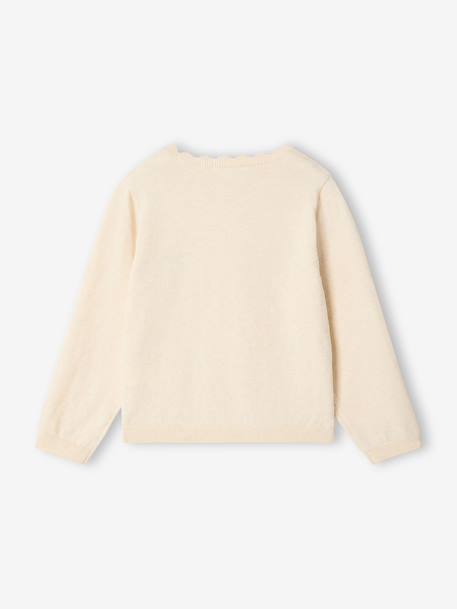 Meisjestrui BASICS personaliseerbaar framboos+gemêleerd beige+groengrijs+marineblauw+pioenroos - vertbaudet enfant 