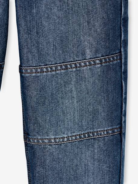 Cargojeans voor jongens denimgrijs+ongewassen denim - vertbaudet enfant 