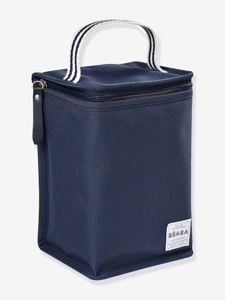 Koeltas voor zuigflessen van BEABA bruin, bedrukt+grijs+Marineblauw/stripes+parelgrijs+rozen+saliegroen+Terracotta - vertbaudet enfant 