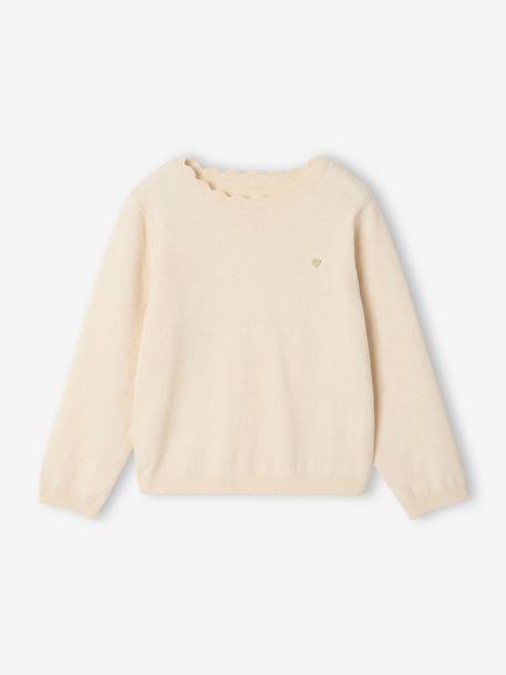 Meisjestrui BASICS personaliseerbaar framboos+gemêleerd beige+groengrijs+marineblauw+pioenroos - vertbaudet enfant 
