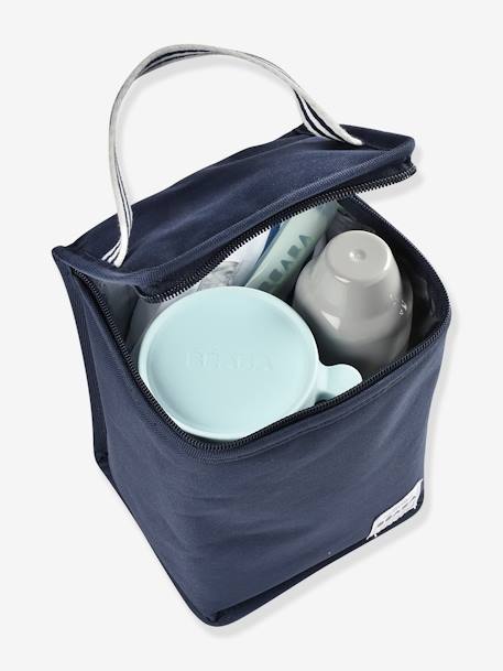 Koeltas voor zuigflessen van BEABA bruin, bedrukt+grijs+Marineblauw/stripes+parelgrijs+rozen+saliegroen+Terracotta - vertbaudet enfant 