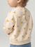 Sweater met luipaardprint taupe+vanille - vertbaudet enfant 