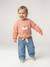Sweatshirt voor babymeisjes met lange mouwen abrikoos - vertbaudet enfant 