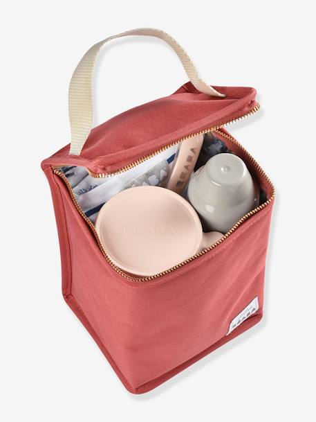 Koeltas voor zuigflessen van BEABA bruin, bedrukt+grijs+Marineblauw/stripes+parelgrijs+rozen+saliegroen+Terracotta - vertbaudet enfant 