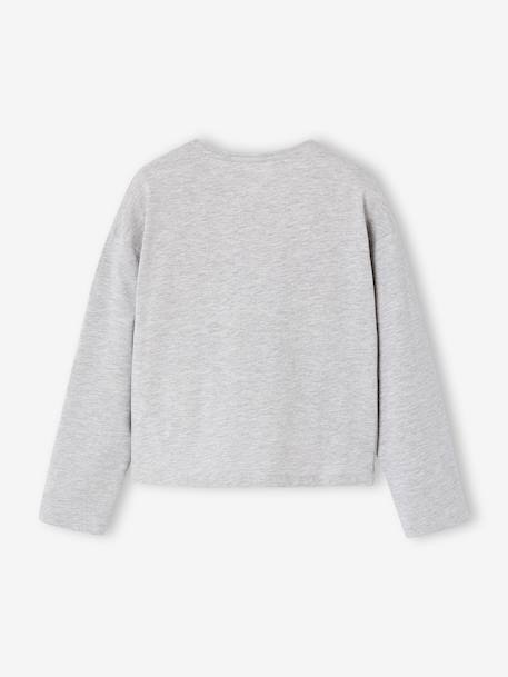 Set van 2 pyjama's voor meisjes gemêleerd grijs - vertbaudet enfant 