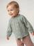 Babyshirt met lange mouwen en print saliegroen+vanille - vertbaudet enfant 