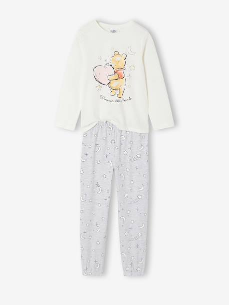 Winnie pyjama voor meisjes gemêleerd grijs - vertbaudet enfant 