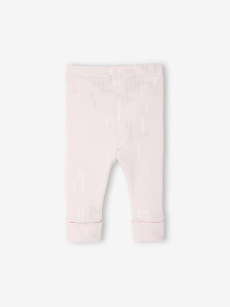 Lange legging voor baby's BASICS 6629+beige+donkerbruin+lichtroze+marineblauw+saliegroen - vertbaudet enfant 