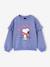 SNOOPY sweater voor meisjes chambrayblauw - vertbaudet enfant 