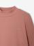Meisjescolshirt met opstaande kraag ecru+oudroze - vertbaudet enfant 