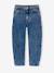 Ballonjeans meisje gebleekt denim+middenblauw - vertbaudet enfant 