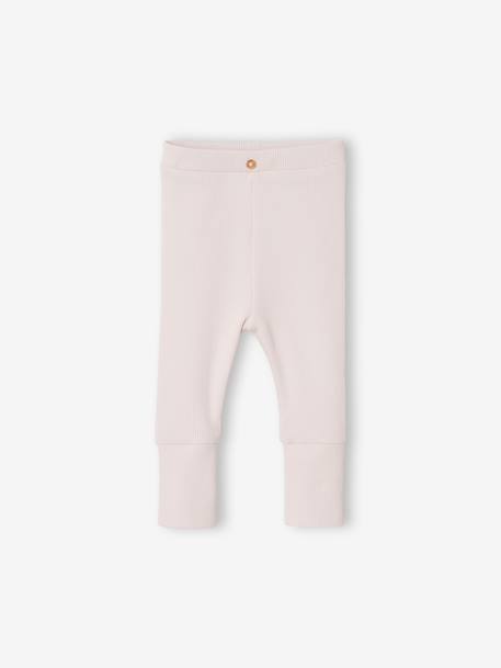 Lange legging voor baby's BASICS 6629+beige+donkerbruin+lichtroze+marineblauw+saliegroen - vertbaudet enfant 