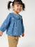 Denim babyblouse met borduursels stone - vertbaudet enfant 