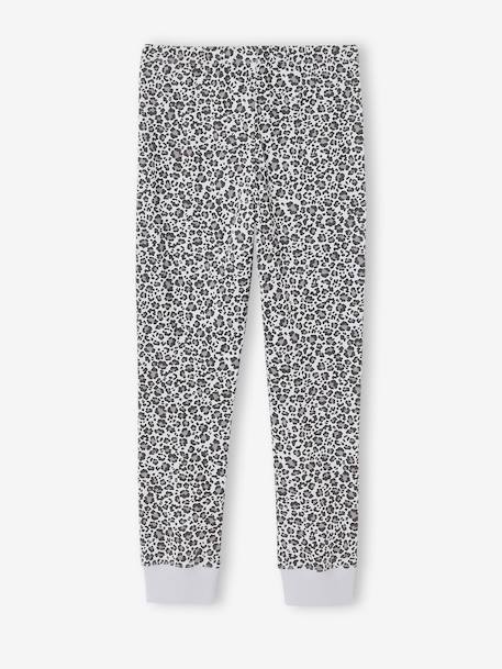 Set van 2 pyjama's voor meisjes gemêleerd grijs - vertbaudet enfant 
