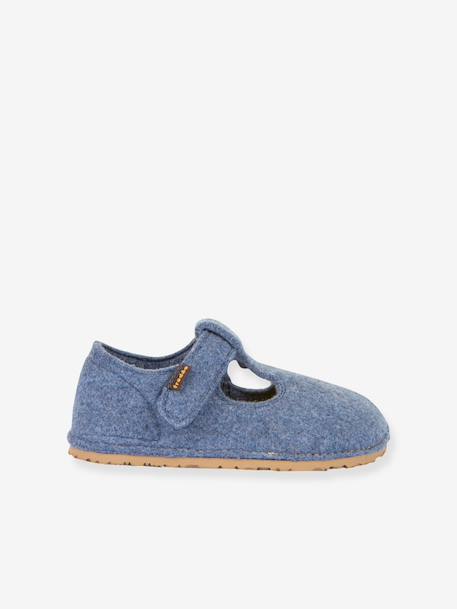 FLEXY WOOLY BAREFOOT FRODDO blotevoetensloffen voor kinderen gemêleerd grijs+gemêleerd roze+jeansblauw+nachtblauw - vertbaudet enfant 