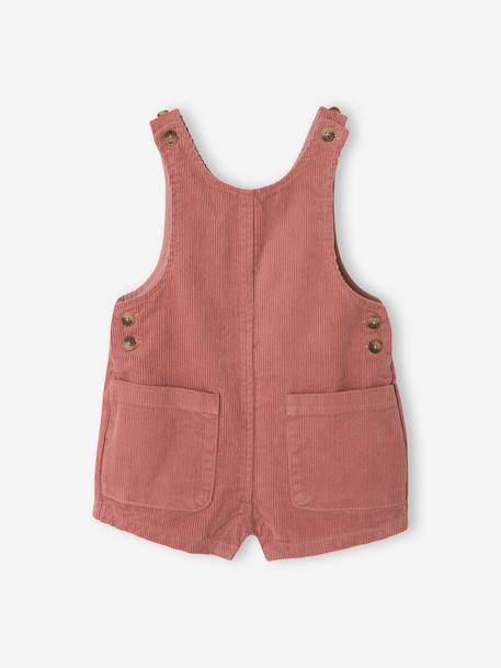 Babykledingset sweatshirt en tuinbroek oudroze - vertbaudet enfant 