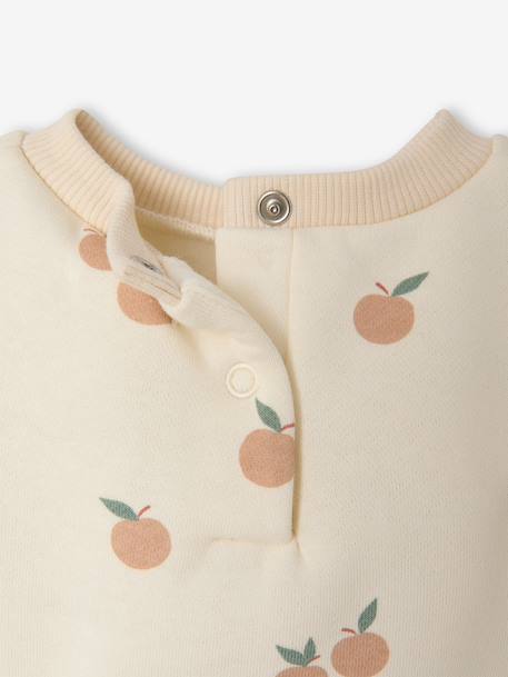 Babykledingset sweatshirt en tuinbroek oudroze - vertbaudet enfant 