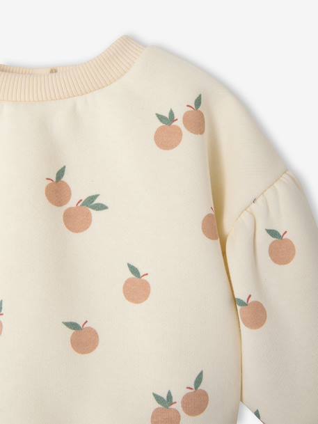Babykledingset sweatshirt en tuinbroek oudroze - vertbaudet enfant 