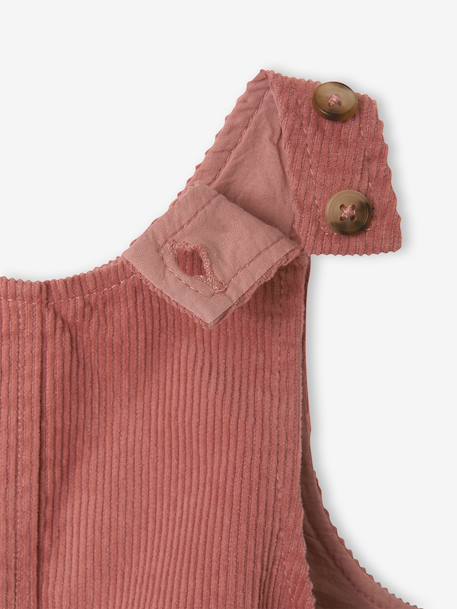 Babykledingset sweatshirt en tuinbroek oudroze - vertbaudet enfant 