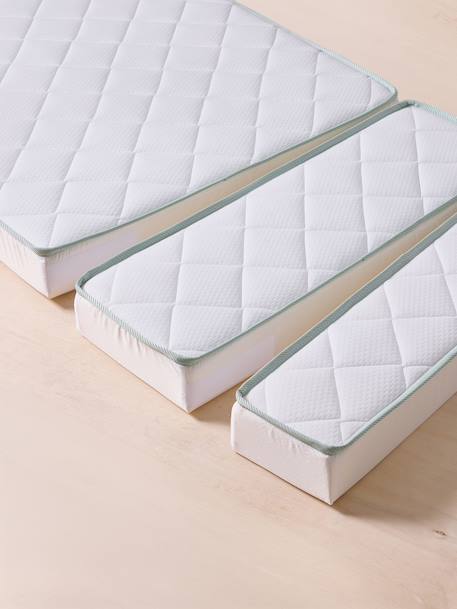 Anti-mijtschuimmatras met BI-OME-behandeling voor evolutief kinderbed 90x140/170/190 cm WIT - vertbaudet enfant 