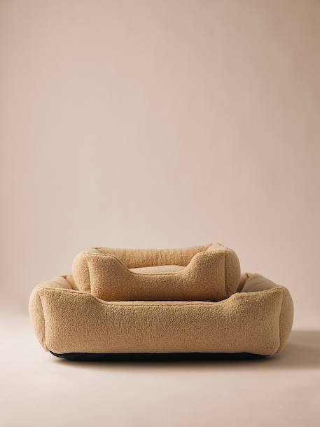 Gequilte mand voor huisdier FAMILY hazelnoot+klei+wit, gestreept - vertbaudet enfant 