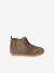 Soepel leren laarzen met rits en elastiek beige+kameel+marineblauw - vertbaudet enfant 