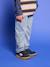 Rechte jongensjeans double stone - vertbaudet enfant 