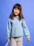 Denim blouse met lange mouwen double stone - vertbaudet enfant 