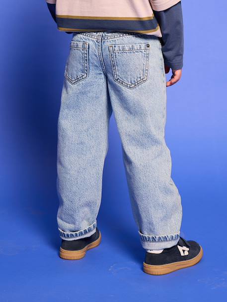 Rechte jongensjeans double stone - vertbaudet enfant 