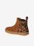 Leren meisjeslaarzen beige+brons+bruin+groen+kameel+marineblauw+oudroze - vertbaudet enfant 