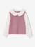 2-in-1 trui voor meisjes lila+marineblauw+terracottategel - vertbaudet enfant 
