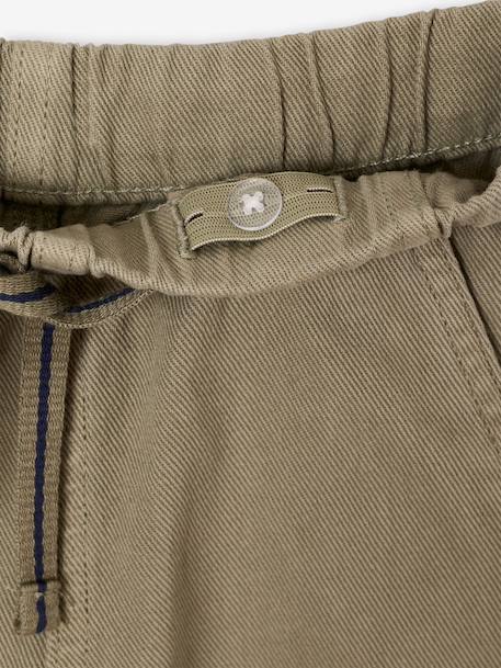 Eenvoudig aan te trekken jongensbroek met rechte pasvorm beige+middenblauw+nachtblauw+saliegroen+terracotta - vertbaudet enfant 