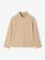 Set van 3 T-shirts BASICS met opstaande kraag voor meisjes rozenhout+zachtpaars - vertbaudet enfant 