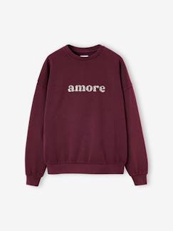 -Oversized sweatshirt met luipaardprint voor meisjes JONEN