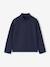Set van 3 T-shirts BASICS met opstaande kraag voor meisjes rozenhout+zachtpaars - vertbaudet enfant 