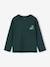 Jongensshirt met lange mouwen dennen+oceaanblauw+okergeel - vertbaudet enfant 