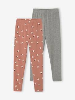 -Set van 2 Basics meisjesleggings