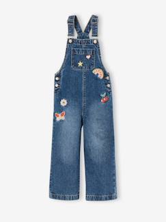 -Wijde salopet van jeans voor meisjes