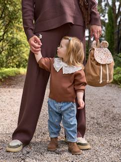 -Mom jeans met borduursel voor babymeisjes