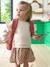 2-in-1 babyjurk met lange mouwen vanille - vertbaudet enfant 