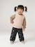 2-in-1 trui baby ecru+hemelsblauw+roze (poederkleur) - vertbaudet enfant 