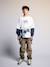 T-shirt met laagjeseffect jongen ecru - vertbaudet enfant 