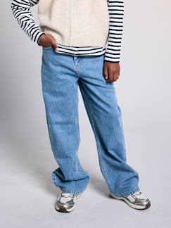-Wijde broek denim voor meisjes