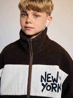 -Jongensvest van sherpa met rits